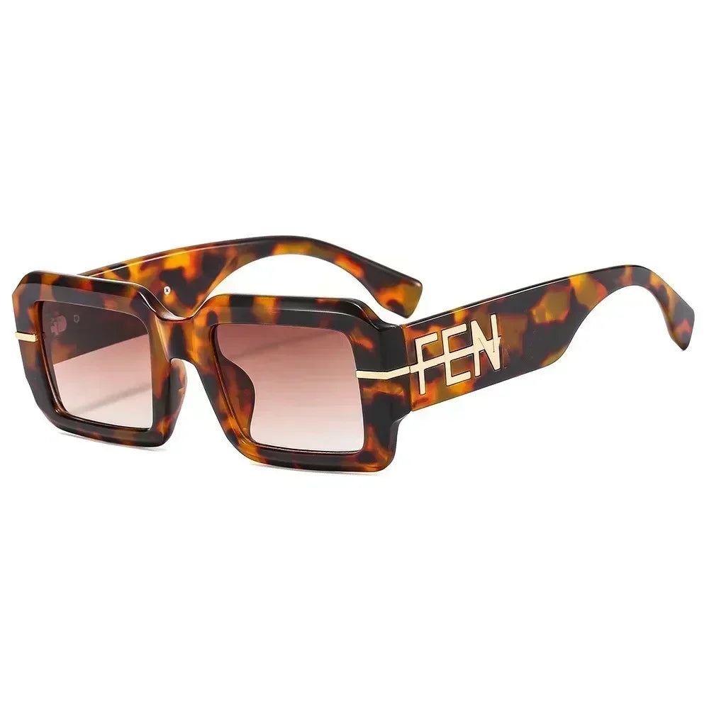 2025 New Summer Men's Glasses Fashion Luxury Brand Women's Wear Designer New Sunglasses Neutral Charm Sliding Eye Mask UV400
