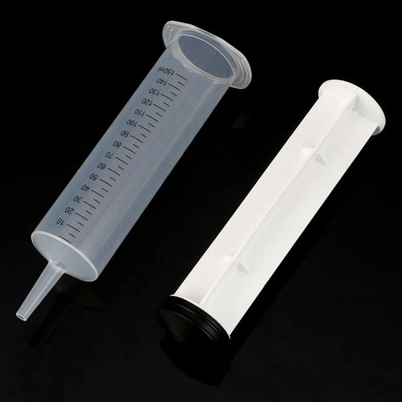 20-150ml Measuring Syringe Glue Filling Plastic Syringe Nutrient Sterile Without Needle Watering Refilling for Animal Feeding