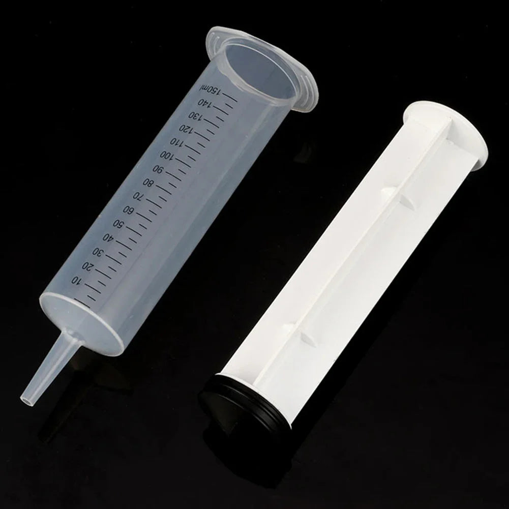 20-150ml Measuring Syringe Glue Filling Plastic Syringe Nutrient Sterile Without Needle Watering Refilling for Animal Feeding