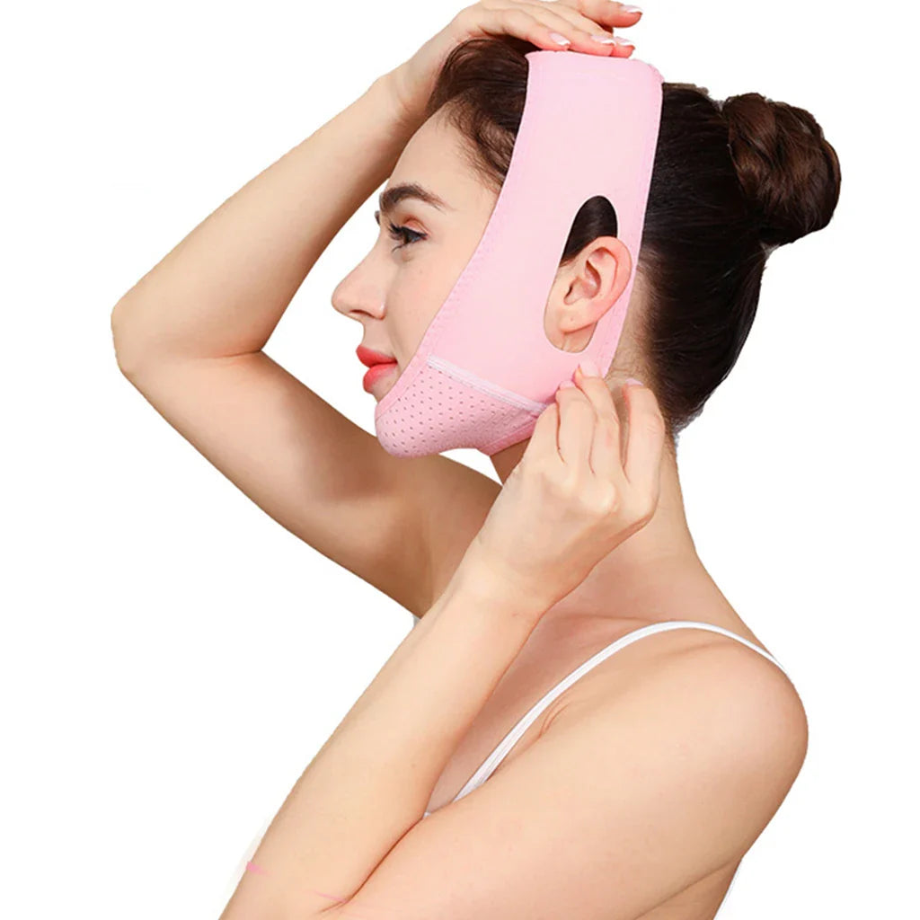 Thin Face Bandage V Face Lift Tightening Mask Facial Wrinkles Anti Sagging Facial Shaping Face Shield Improvement Double Chin