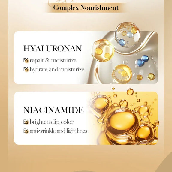 SADOER Collagen Lip Balm Moisturizing Anti Cracking Brightening  Repair Nourishing Hydrating Lipstick Lips Skin Care Products