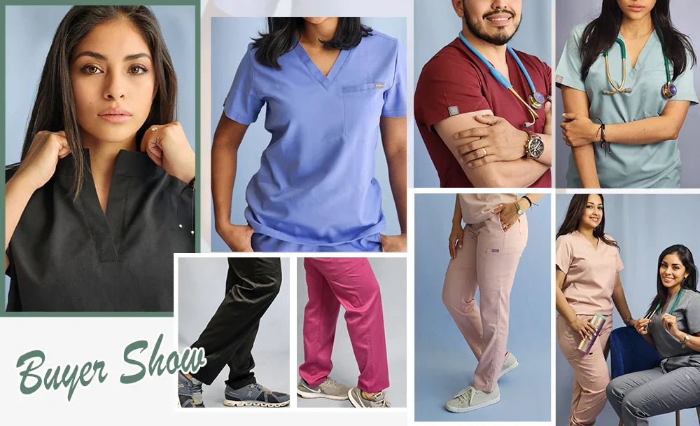 Wholesale Price Medical Suit for Women Surgical Gown Lab Coat with Pockets Dental Scrub Veterinary Uniform Soft Nursing Articles