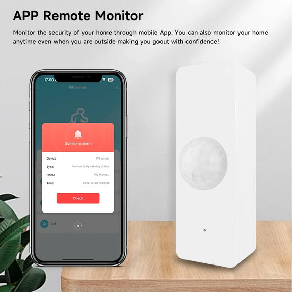 Tuya WiFi Zigbee PIR Motion Sensor Smart Home Human Body Infrared Detector Security Smart Life Works With Alexa Google Home