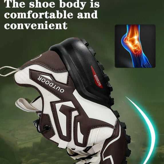 Outdoor Men Shoes Mountaineering Sports Shoes 2024 New Mesh Breathable Cycling Shoes High-Quality Men Hiking Training Shoes