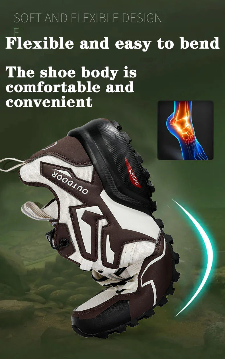Outdoor Men Shoes Mountaineering Sports Shoes 2024 New Mesh Breathable Cycling Shoes High-Quality Men Hiking Training Shoes