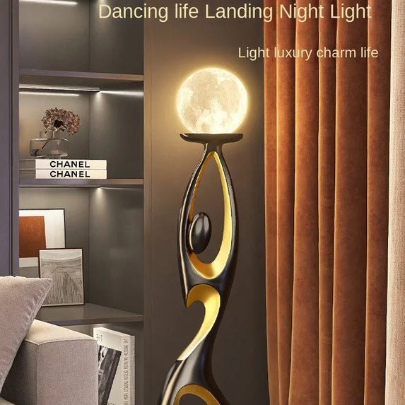 Home Art Decor,Light Luxury, Creative Living Room, TV Cabinet, Floor Decorative, Resin Abstract Sculpture, Housewarming Gift