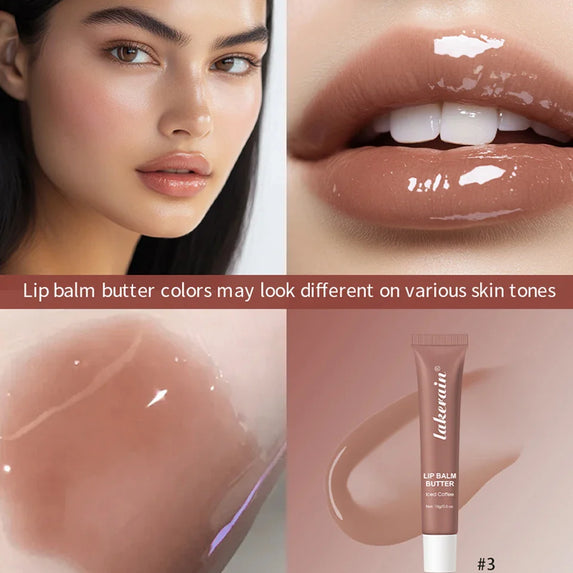 Summer Lip Balm Moisturizing Mirror Lip Gloss Lip Vanilla Mint Iced Coffee Cake Smell Lipstick Transparent Lip Oil  Makeup