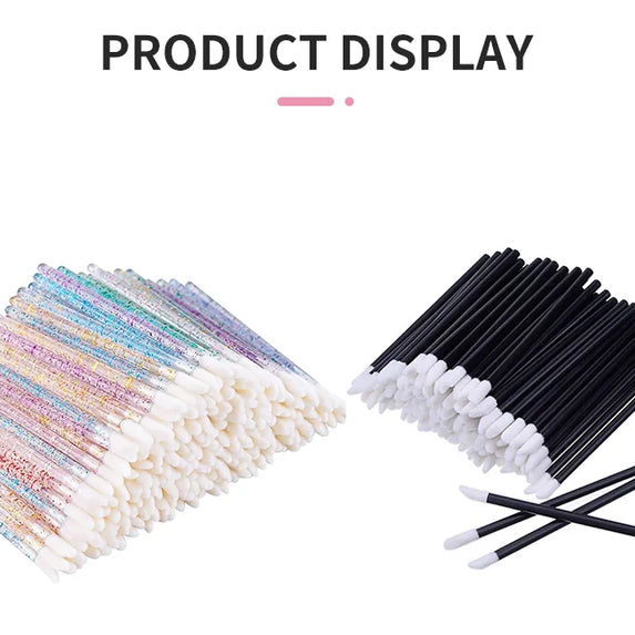 wholesale 50/100pcs Disposable Eyelash Brush Mascara Applicator Wand Eyes Lip Cosmetics Brushes Extension Cosmetic Make up Tools