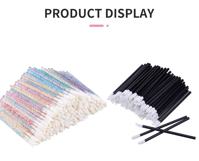 wholesale 50/100pcs Disposable Eyelash Brush Mascara Applicator Wand Eyes Lip Cosmetics Brushes Extension Cosmetic Make up Tools