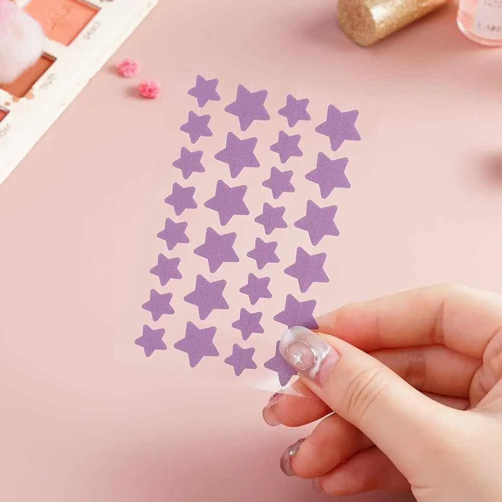 5/6ps Color Star Invisible Skin Care Patch PE Material Waterproof A Variety Of Colors To Choose