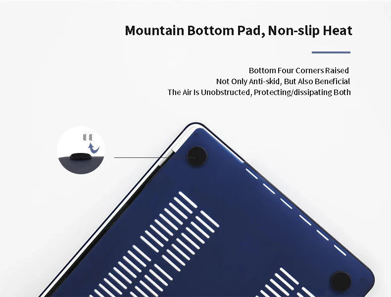 Frosted Laptop Case For 2020 Macbook Pro 13 Touch Bar A2159 A2289 A2338 Air 13 inch A2337 A2179 A1932 A1466 With Keyboard Cover