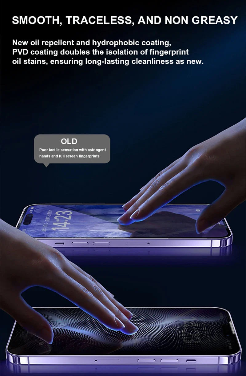 5pcs Tempered Glass For iPhone 14 13 12 11 Pro Max Screen Protector For IPhone 6 6s 7 8 15 Plus SE X XS XR 14Pro Glass Film