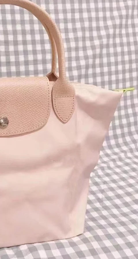 HOT Women Foldable hobo Bags Classics Lady Tote Bag Embroidered Shoulder Bags  Fashion Nylon Handbag Bag for travel