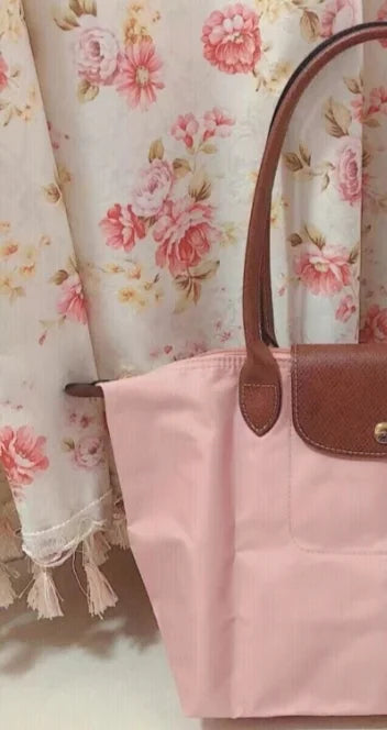 HOT Women Foldable hobo Bags Classics Lady Tote Bag Embroidered Shoulder Bags  Fashion Nylon Handbag Bag for travel