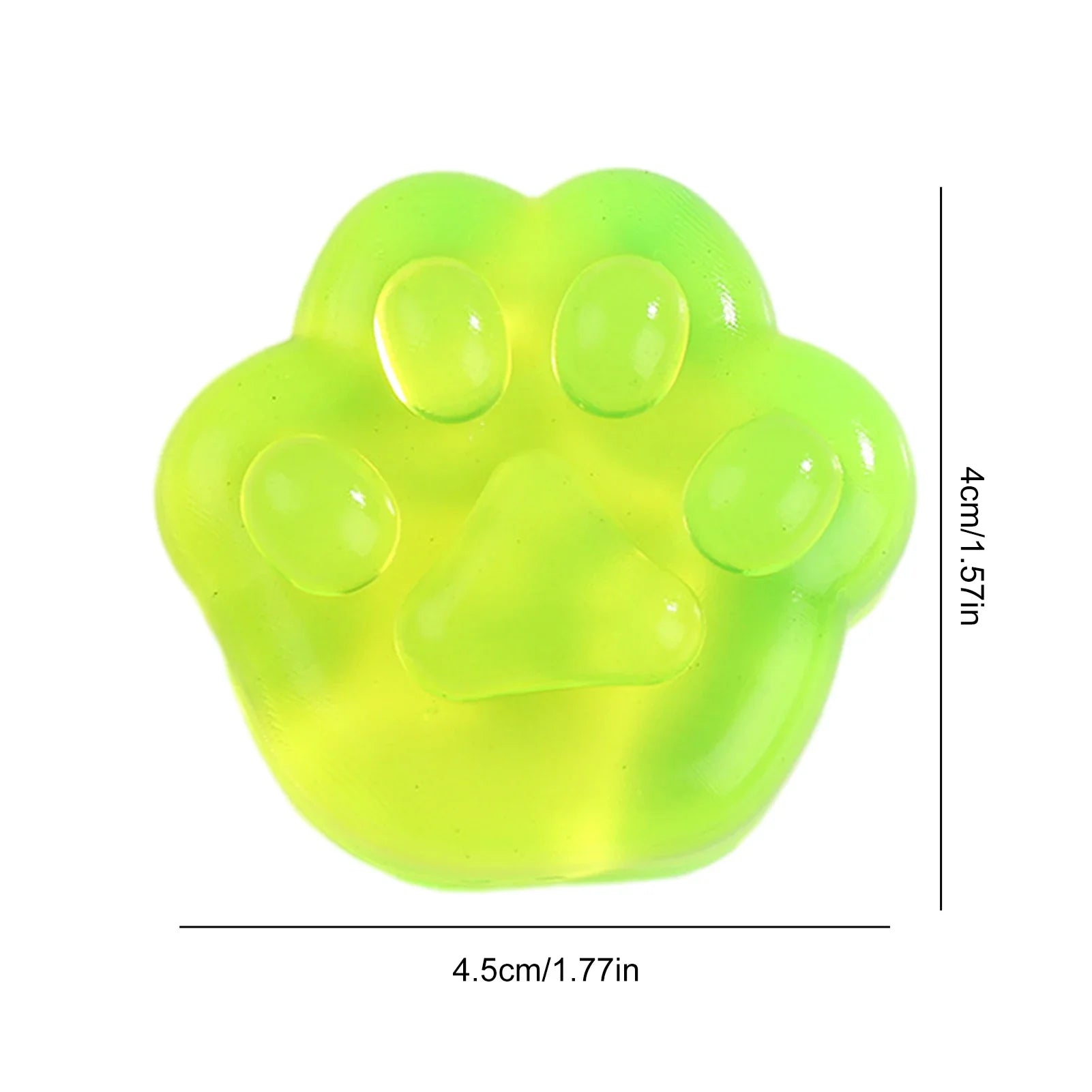 Cat Paw Squeeze Toy  Large Squeeze Cat Paw Toys Silicone PVC  Toys Sticky Soft Pinching  Decompressing Toy for Stress Relief