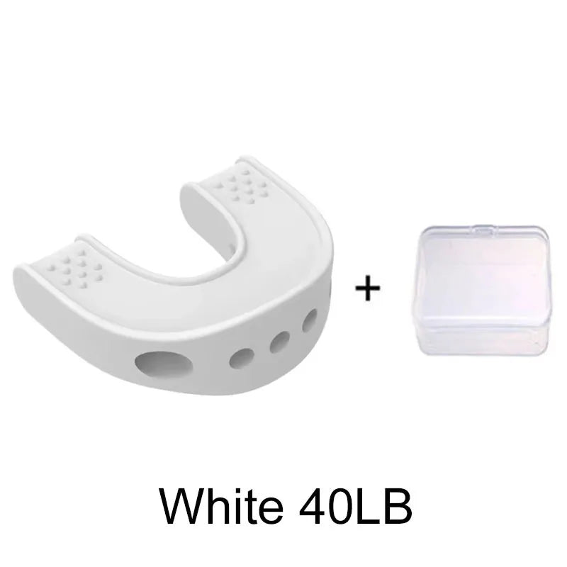 Silicone U Shape Jaw Line Exerciser Muscle Trainer Face Facial Neck Toning Jawline Jaw Chew Double Chin Reducer 40/50/60LBS