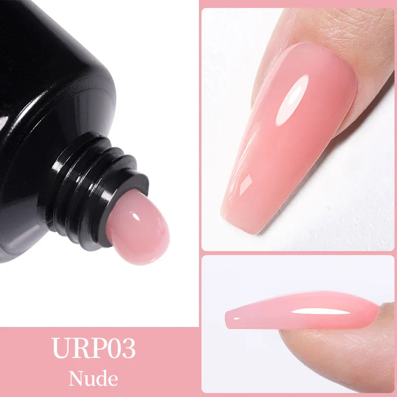 UR SUGAR 15ml Nail Extension Gel Soak Off UV LED Acrylic Crystal White Clear Nude Gel Nail Polish UV Construction Gel