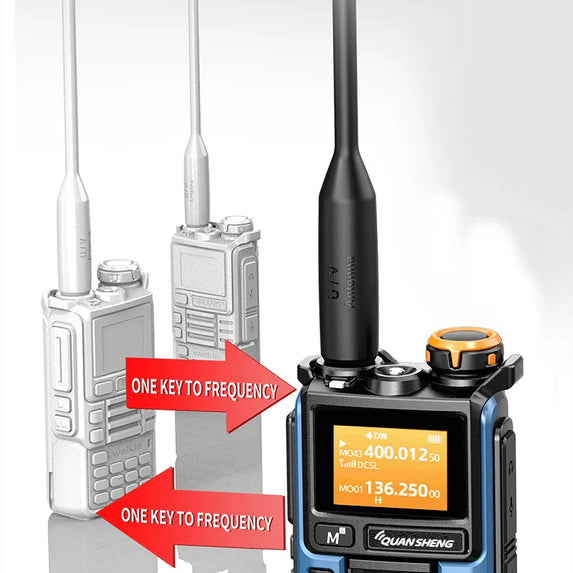 Quansheng UV-K6 Upgrade UV-K5 (99) Interphone 5W Air Band Radio Tyep C Charging UHF VHF DTMF FM Scrambler NOAA Wireless Frequenc