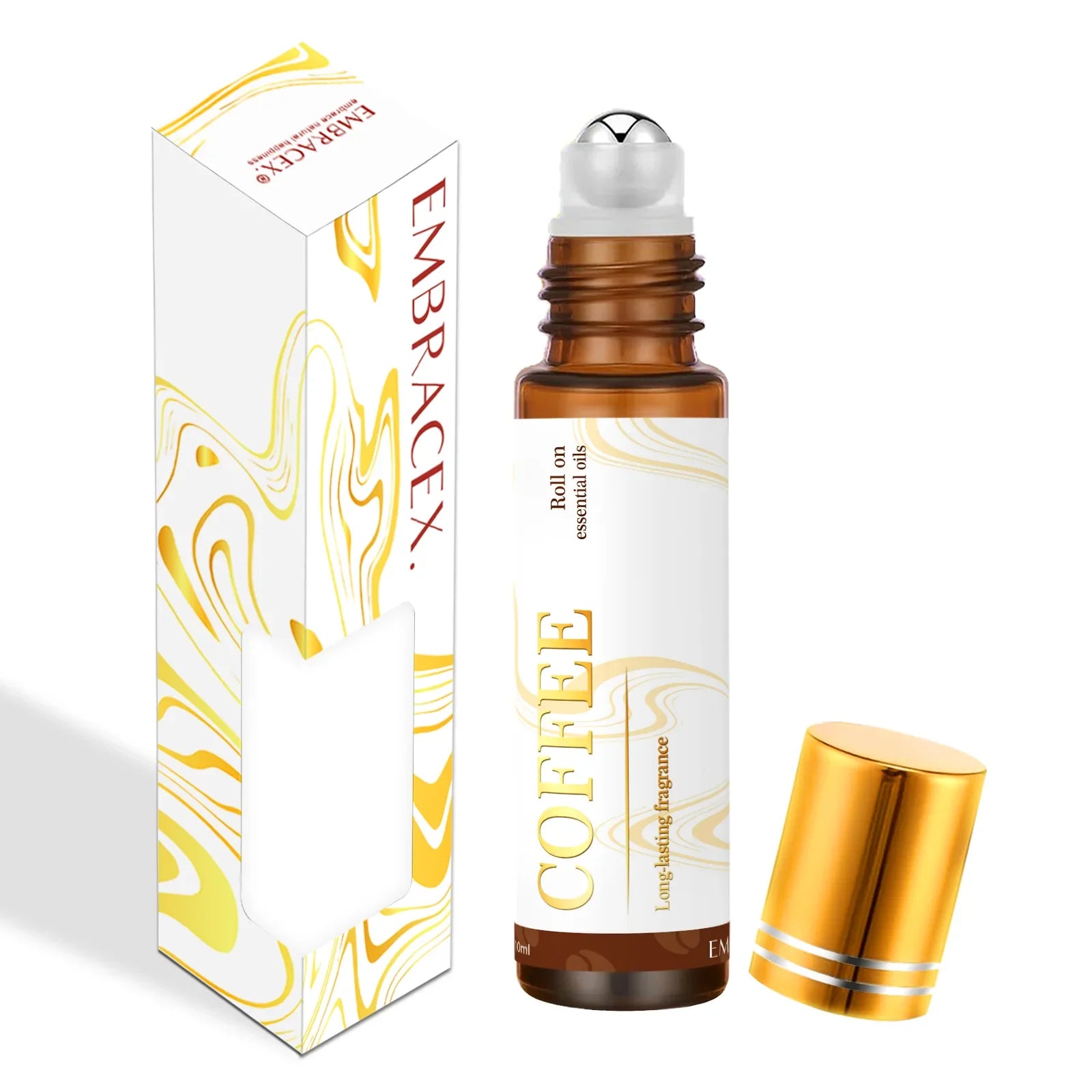 0.33fl.Oz Roller Essential Oils Fragrance Long Lasting Roll-On Essential Oils Gifts aromatherapy perfume Vanilla coconut