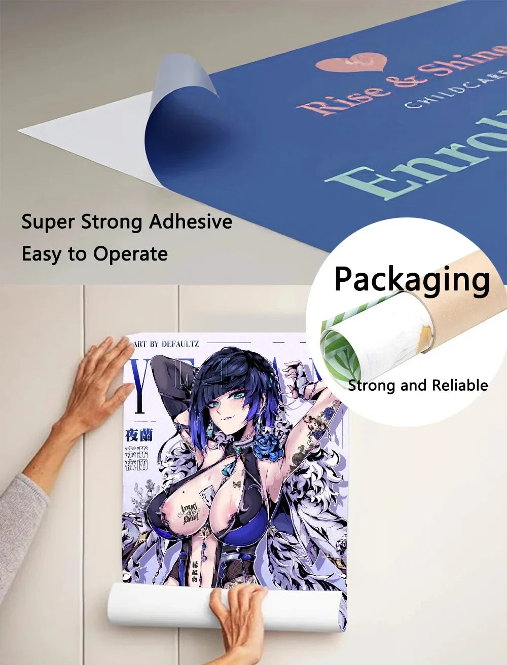 E-EZREAL Poster Kraft Club Bar Paper Vintage Posters Wall Art Painting Bedroom Study Stickers