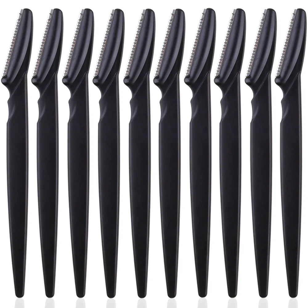 3/4/10Pcs Eyebrow Trimmer Face Blade Shaver Portable Eye Brow Epilation Hair Removal Safety Eyebrow Cutting Woman Makeup Tools