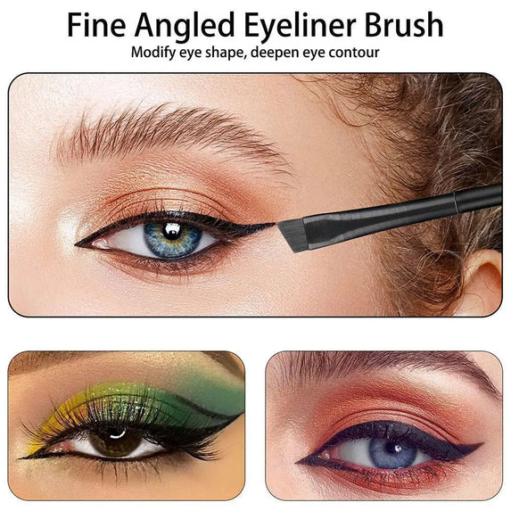 Eyebrow Eyeliner Brush Small Angled Small Angled Eyebrow Cosmetic Liner 1Pcs Brush Make Up Brushes Contour Tools Brow Brush