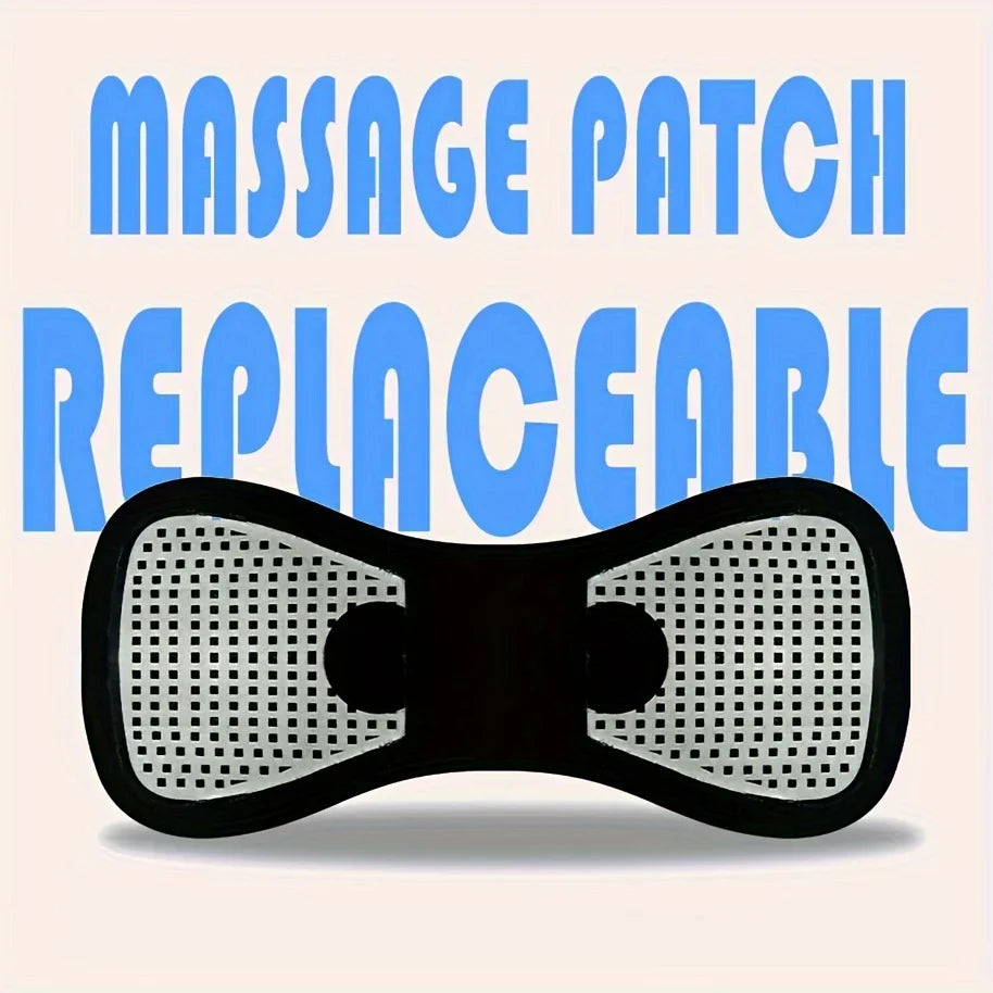 8 Modes Rechargeable Neck Massager with Remote Control EMS Low Frequency Pulse Massager For Muscle Relaxation Relief The Pain