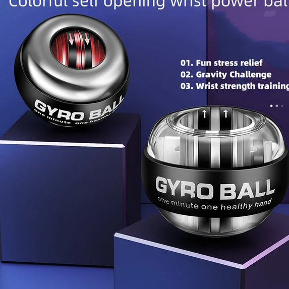 Gyroball Powerball Forearm Exerciser Muscle Fitness Equipment Gyroscope Power Ball Gyro Wrist Booster Trainer Hand Exercise