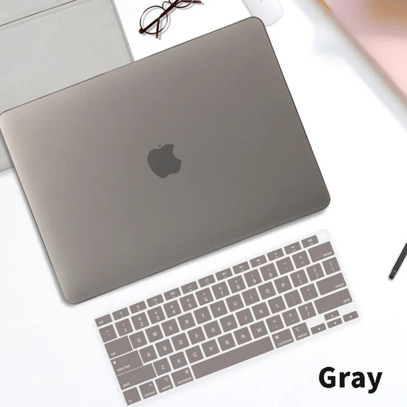 Frosted Laptop Case For 2020 Macbook Pro 13 Touch Bar A2159 A2289 A2338 Air 13 inch A2337 A2179 A1932 A1466 With Keyboard Cover