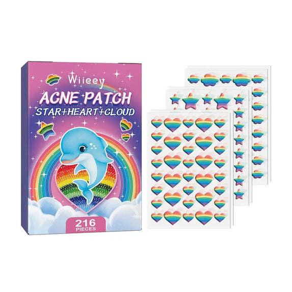 5/6ps Color Star Invisible Skin Care Patch PE Material Waterproof A Variety Of Colors To Choose