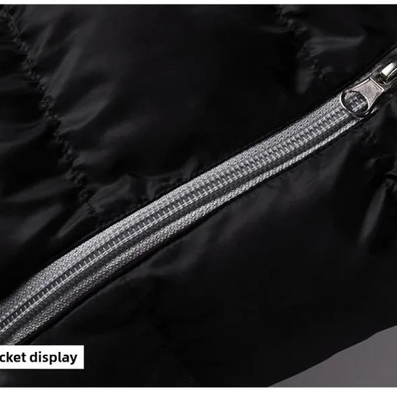 Casual Slim Fit Cotton Coat For Men And Women 2021 Winter Thickened Padded Jacket Fashionable Stand Collar Student Style