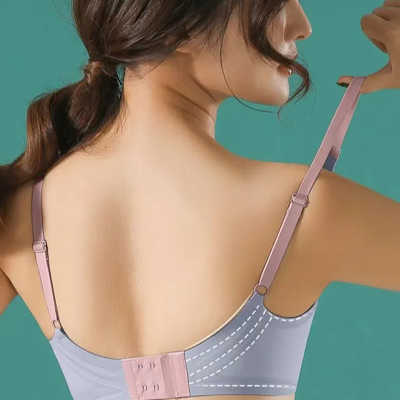 BH No Trace Top Women's Underwear No Steel Ring Pure Desire Comfortable Upper Support Sling Adjustable Beauty Back Bra for women