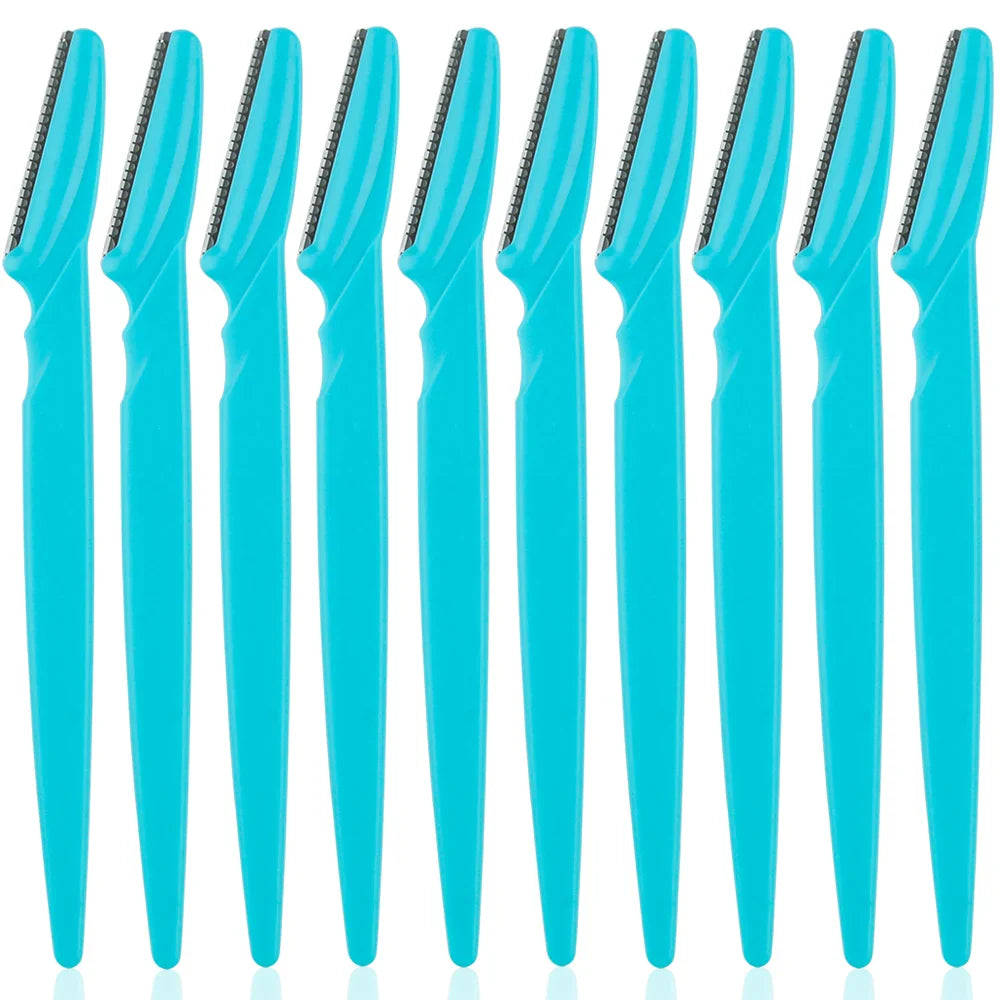 3/4/10Pcs Eyebrow Trimmer Face Blade Shaver Portable Eye Brow Epilation Hair Removal Safety Eyebrow Cutting Woman Makeup Tools