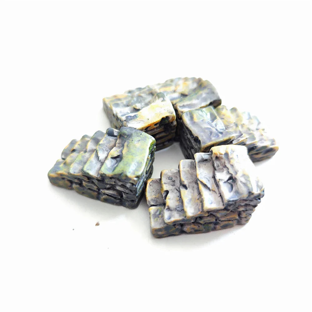 1pcs Artificial Simulation Stone Step Miniature Fairy Garden Home Decoration Mini Craft Micro Landscaping Decor DIY Accessories