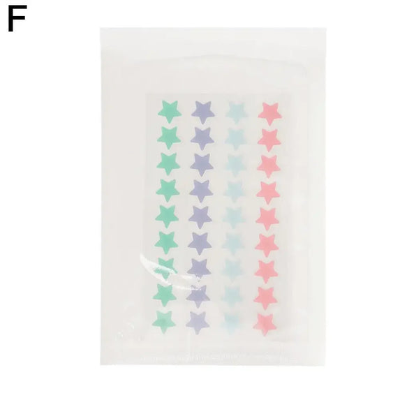 5/6ps Color Star Invisible Skin Care Patch PE Material Waterproof A Variety Of Colors To Choose
