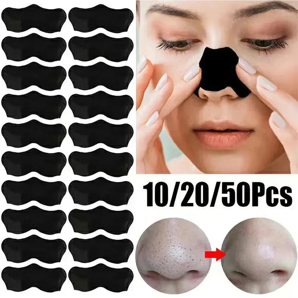 10/50/100Pcs Blackhead Remover Mask Unisex Deep Cleansing Nose Strips for Acne Shrink Pore Skin Care Strips Nose Sticker Cleaner