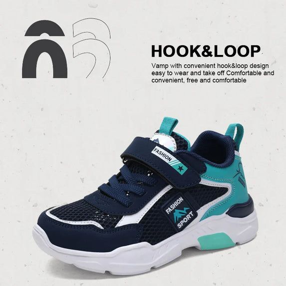 Single Net Children's Shoes Boys Sneakers Summer Breathable Non-slip Surface Girls Casual Tennis Sports Running Outdoor Shoes