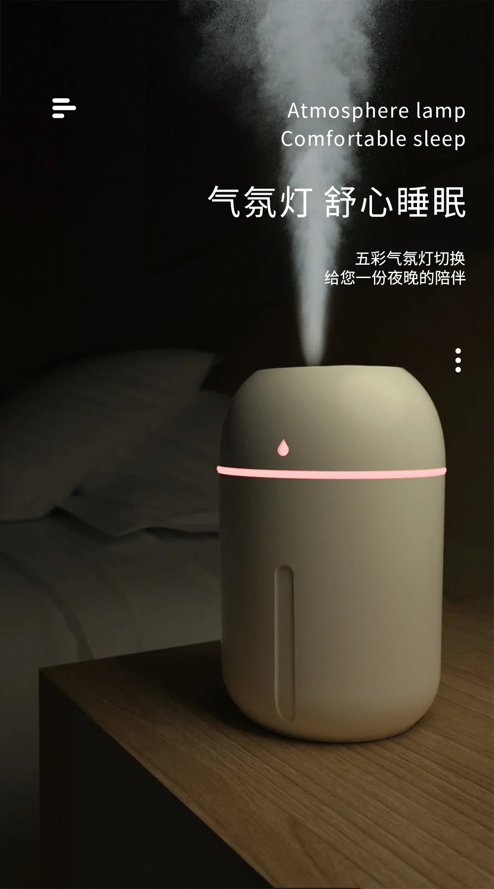 330ML Humidifier USB Mute Aromatherapy Humidifiers Diffusers For Home Ultrasonic Aroma Diffuser USB Essential Oil Atomizer Air