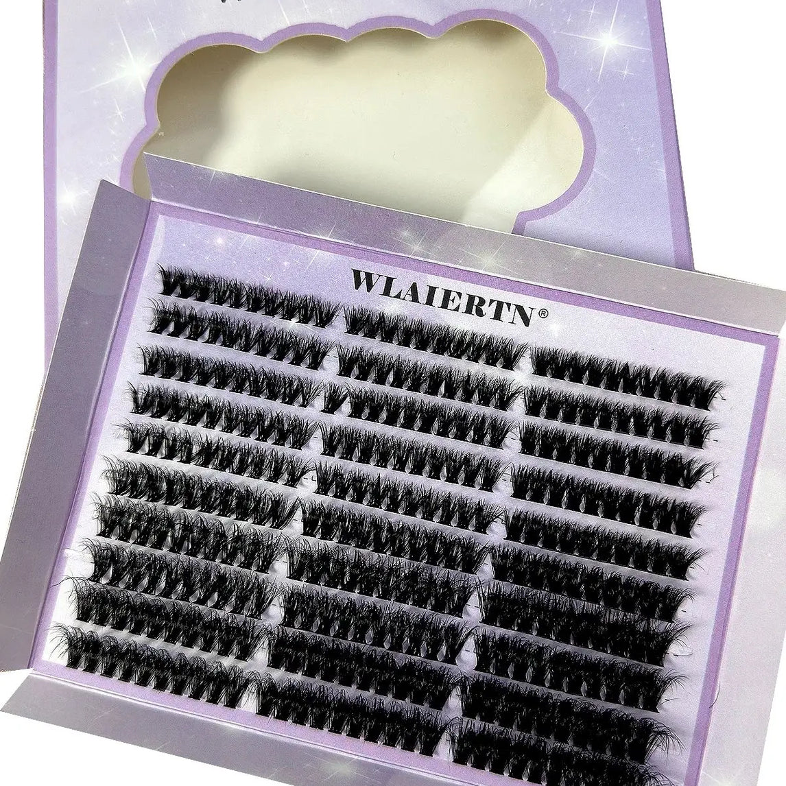 300/120PCS 5D Fluffy Cluster Lashes 30D-100D Natural Thick Eyelash Clusters Individual Lashes DIY Eyelashes Extension Makeup