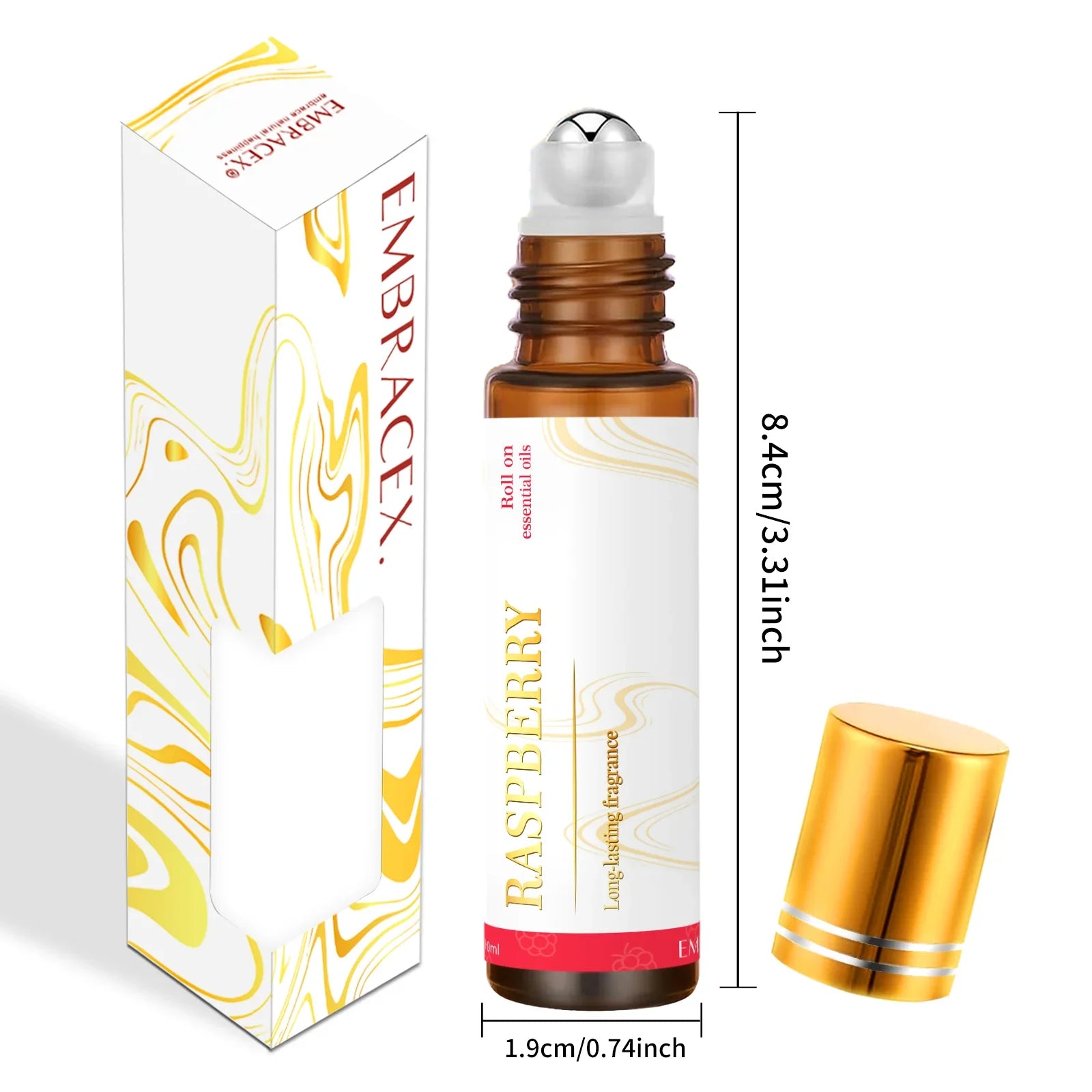 0.33fl.Oz Roller Essential Oils Fragrance Long Lasting Roll-On Essential Oils Gifts aromatherapy perfume Vanilla coconut