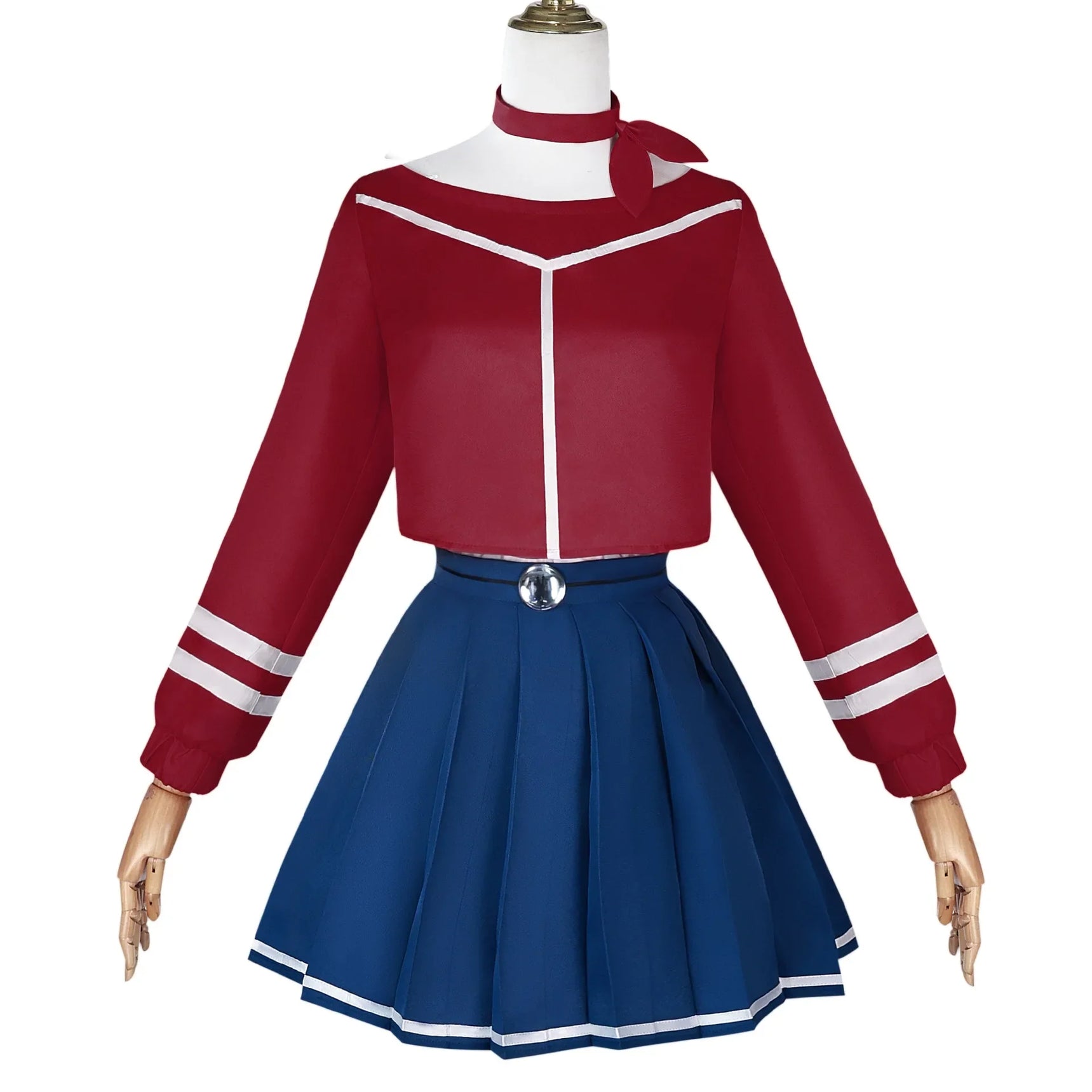 IN STOCK Game MiSide Crazy Mita Cosplay Costume Full Set Wig Role Play Primary Yandere Mita Mira Cosplay Outfit Halloween
