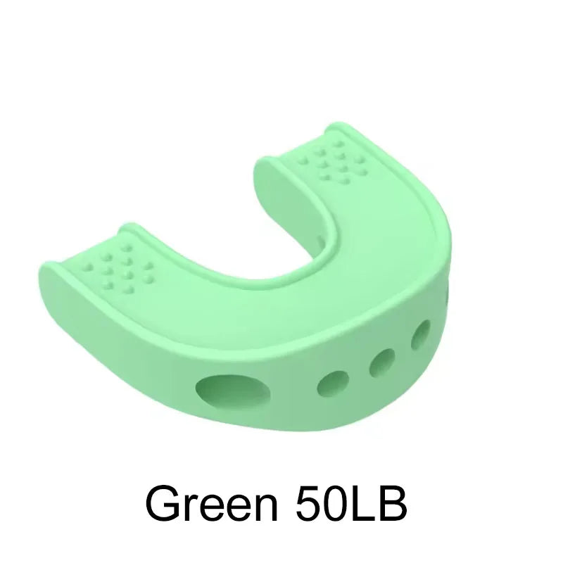 Silicone U Shape Jaw Line Exerciser Muscle Trainer Face Facial Neck Toning Jawline Jaw Chew Double Chin Reducer 40/50/60LBS