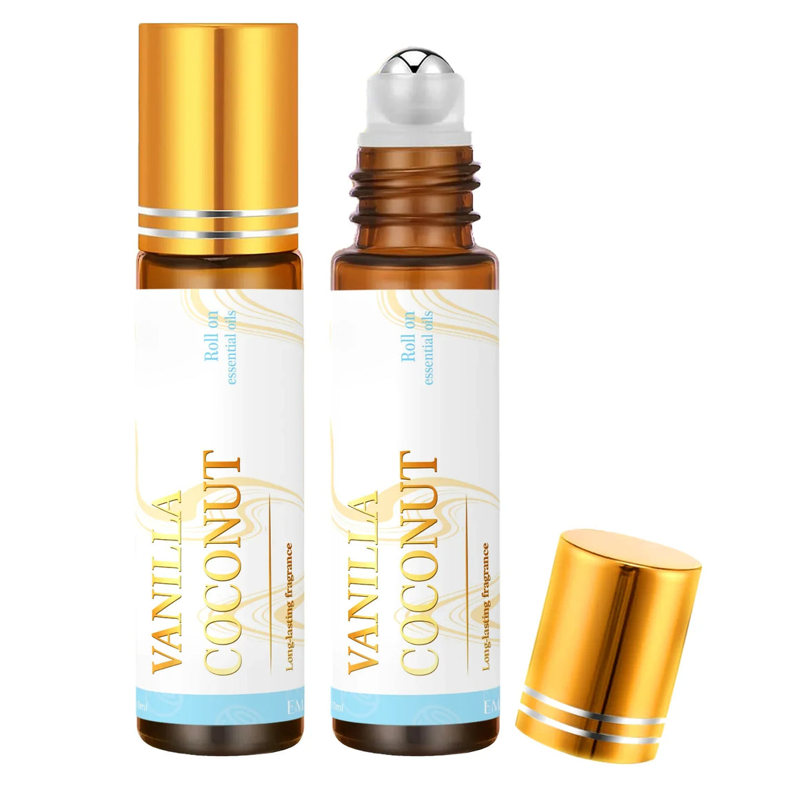 10ml Vanilla Coconut Roller Essential Oils Women's perfume Massage body oils Skincare Holiday gifts Nail care Moisturizing