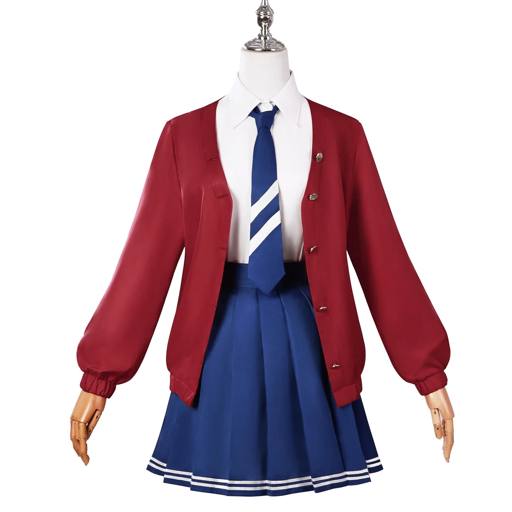 IN STOCK Game MiSide Crazy Mita Cosplay Costume Full Set Wig Role Play Primary Yandere Mita Mira Cosplay Outfit Halloween