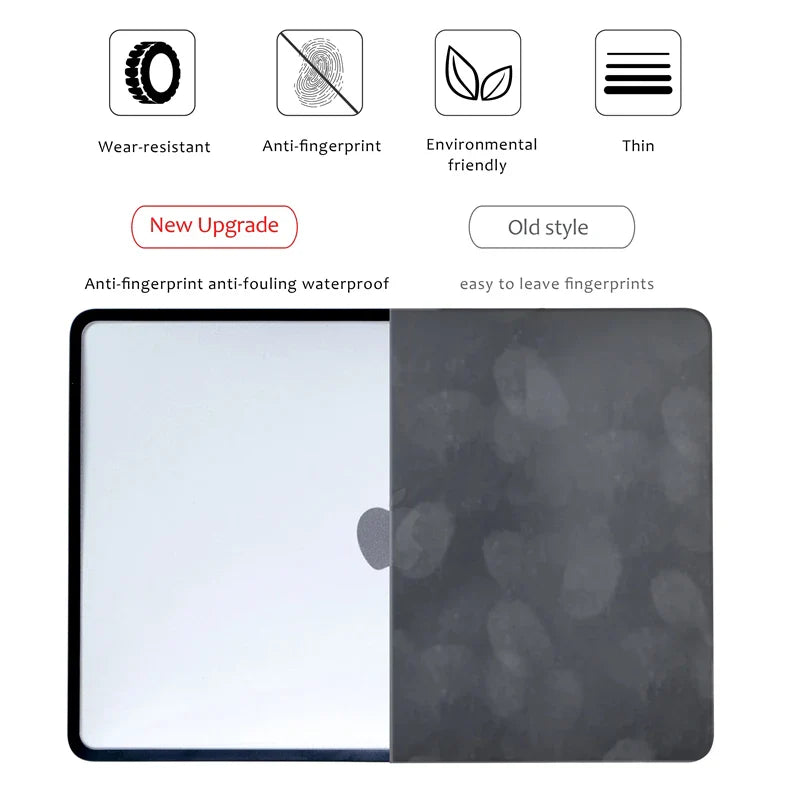 Laptop Case For 2022 MacBook M2 Pro 13 A2338 Cover with Cooling Holes TPU Edge PC Cover for 2023 M3 Pro 14 16.2 Air 15 Case