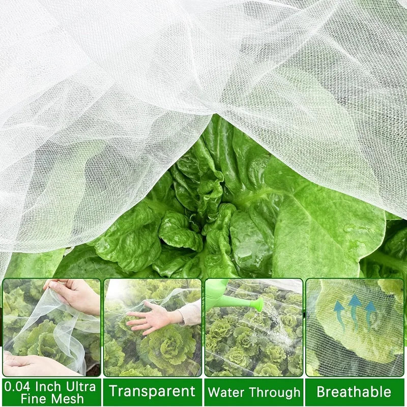 Garden Insect Protection Net Plant Vegetable Fruit Care Cover Network Greenhouse Protective Net Pest Control Anti-Bird Net