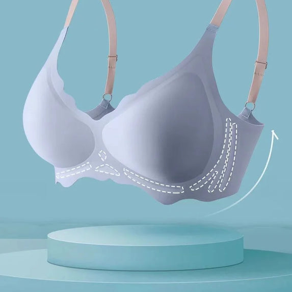 BH No Trace Top Women's Underwear No Steel Ring Pure Desire Comfortable Upper Support Sling Adjustable Beauty Back Bra for women