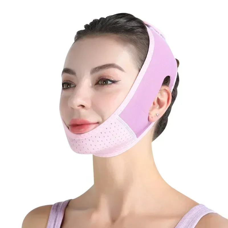 Thin Face Bandage V Face Lift Tightening Mask Facial Wrinkles Anti Sagging Facial Shaping Face Shield Improvement Double Chin