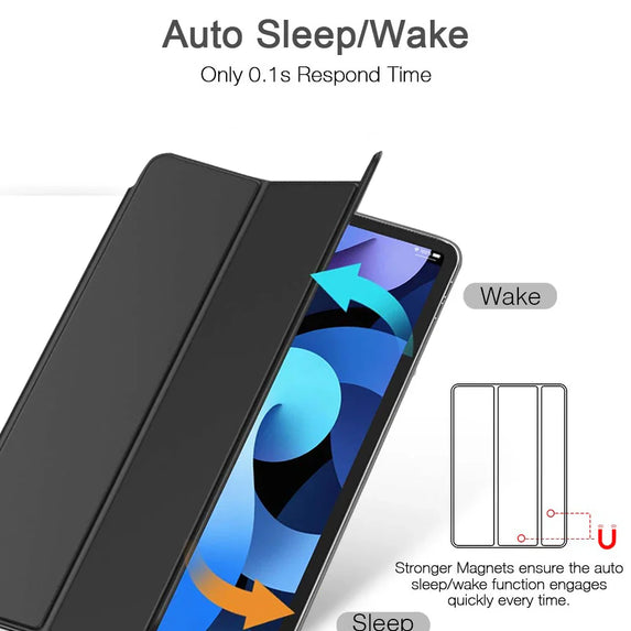 Tablet Stand Protection Flip For Samsung Galaxy Tab A8 10.5'' 2021 Cover for SM-X200 X205 Case Tri-fold Back Case for x200 Film
