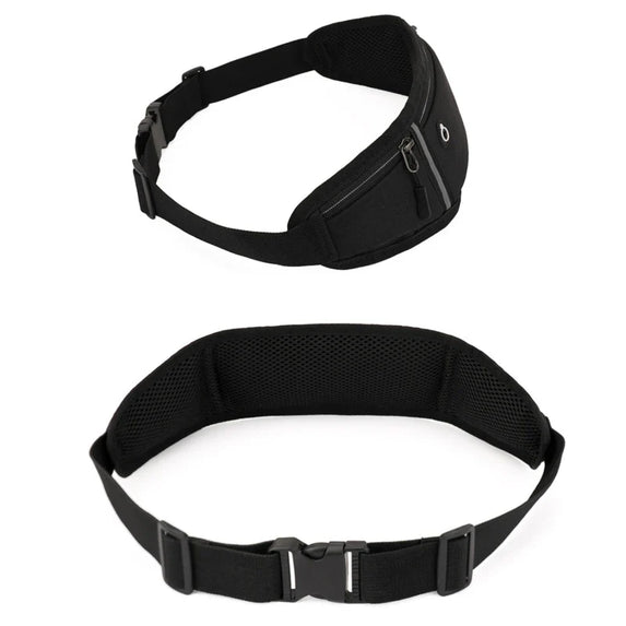 Running Waist Bag Lightweight Waterproof Reflective Strip Waist Fanny Pack Gym Sport Running Waist Pack Adjustable Elastic Strap